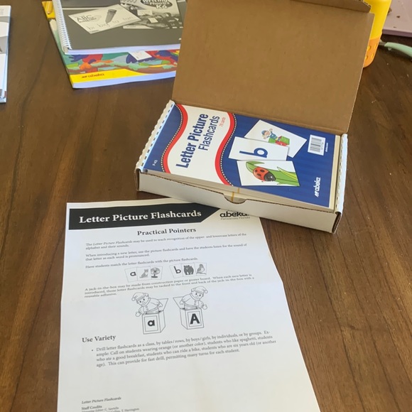 Abeka Other New Abeka K4 Letter Picture Flash Cards 78 Cards Poshmark